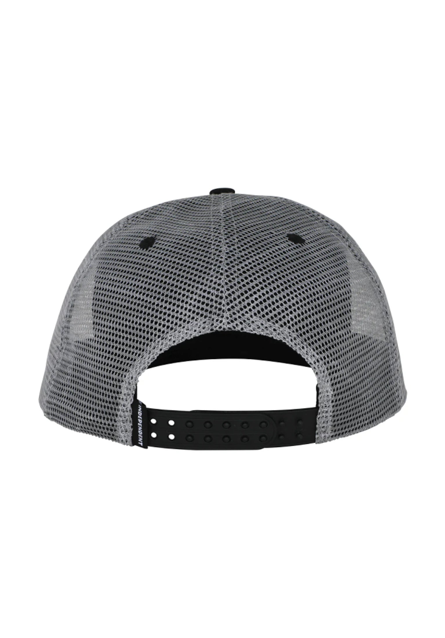 Rhino Span Mesh Trucker Unstructured Snapback black-grey Closeup1