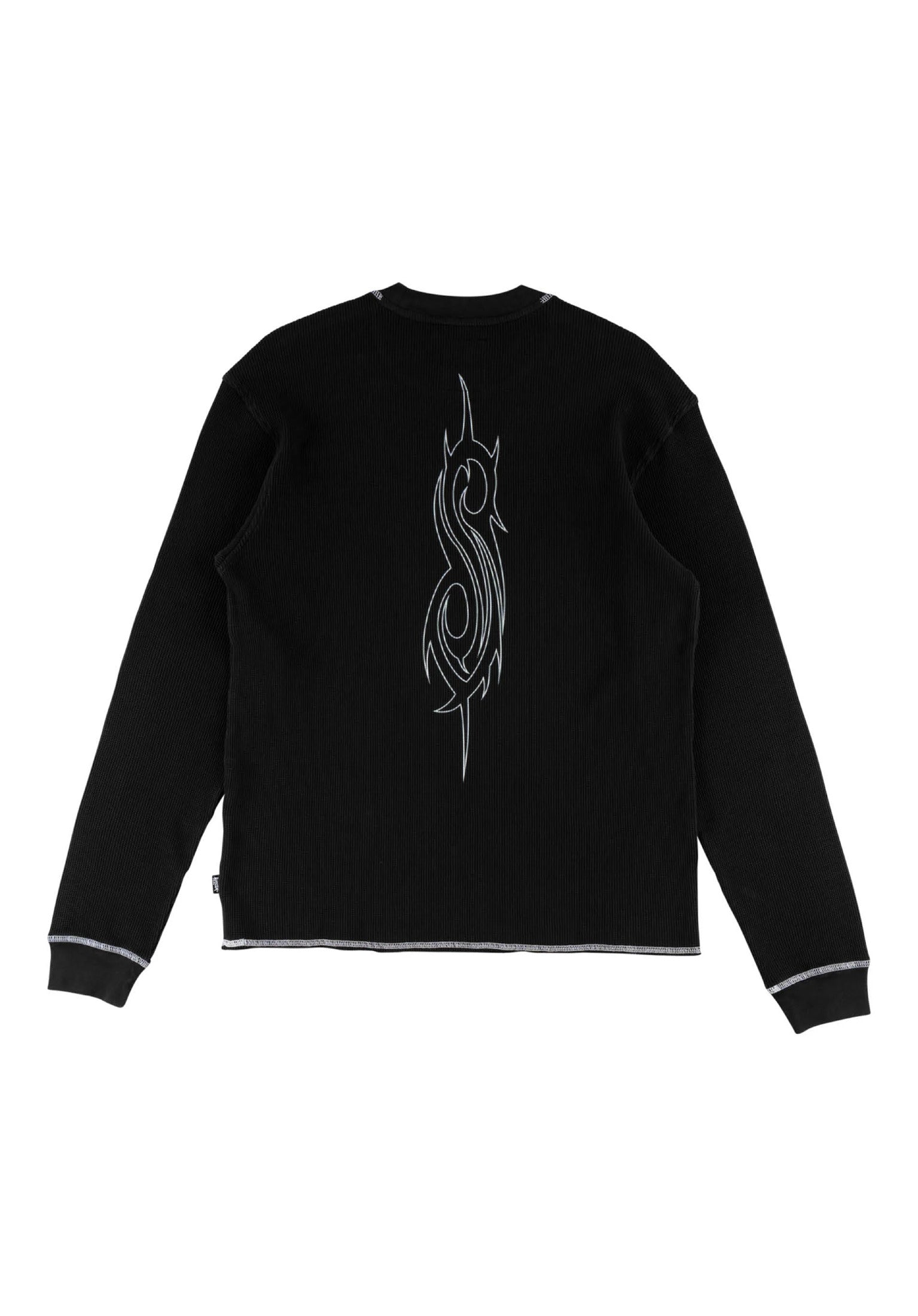 x Slipknot Masks Boxy Contrast Stitch Thermal black-white Rueckenansicht