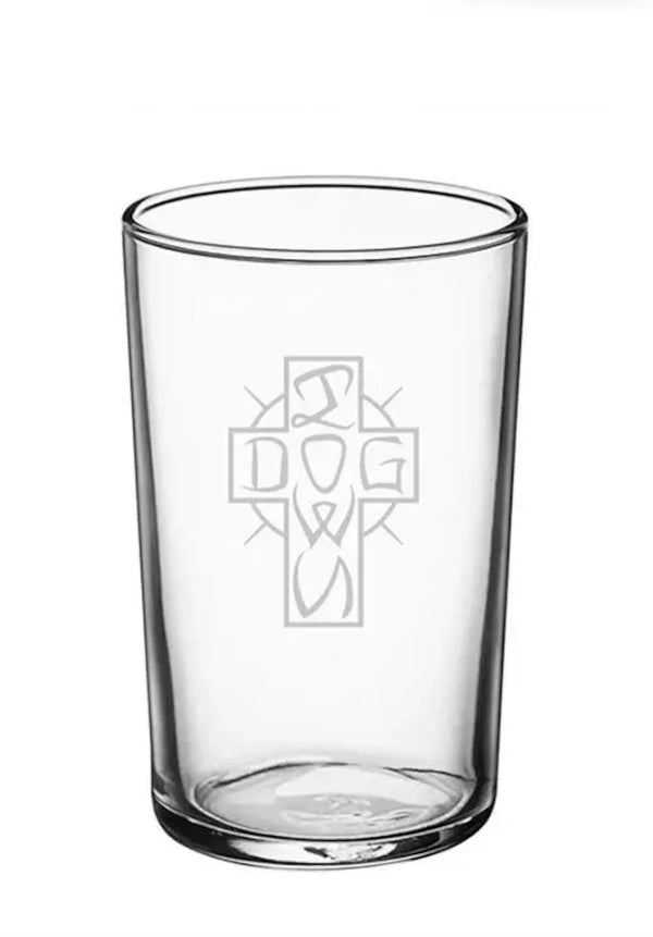 Ese Cross Shot Glass 2oz clear Vorderansicht