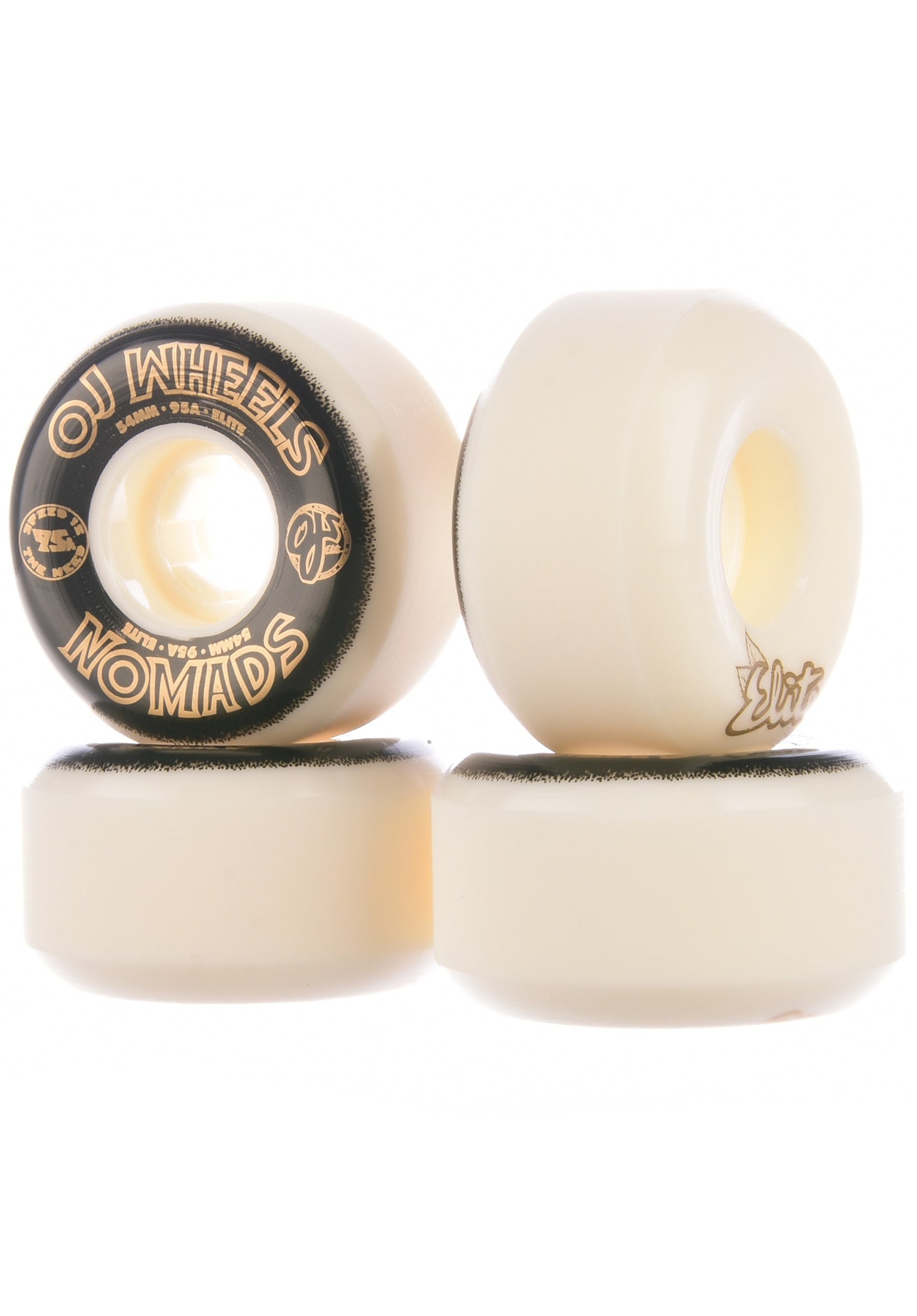 Elite Nomads 95a OJ white-black-gold Oberansicht