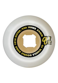 Double Duro Mini Combo 101A/95A white-gum Rueckenansicht
