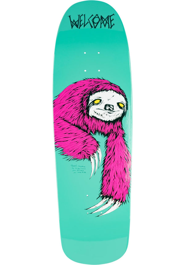 Sloth on Slappy Slap teal dip Vorderansicht