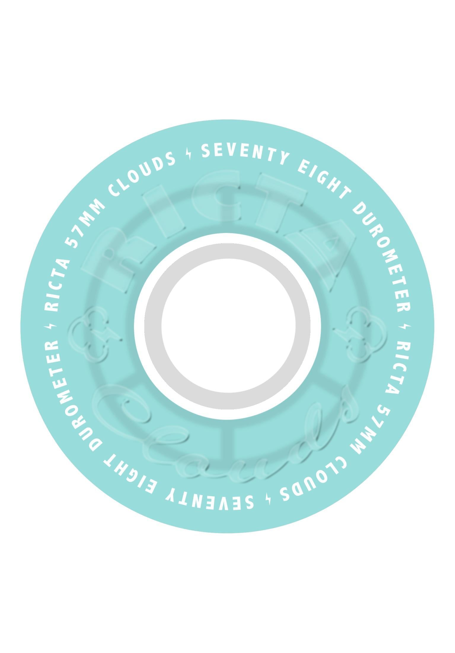 Clouds 78A transparent-aqua Vorderansicht