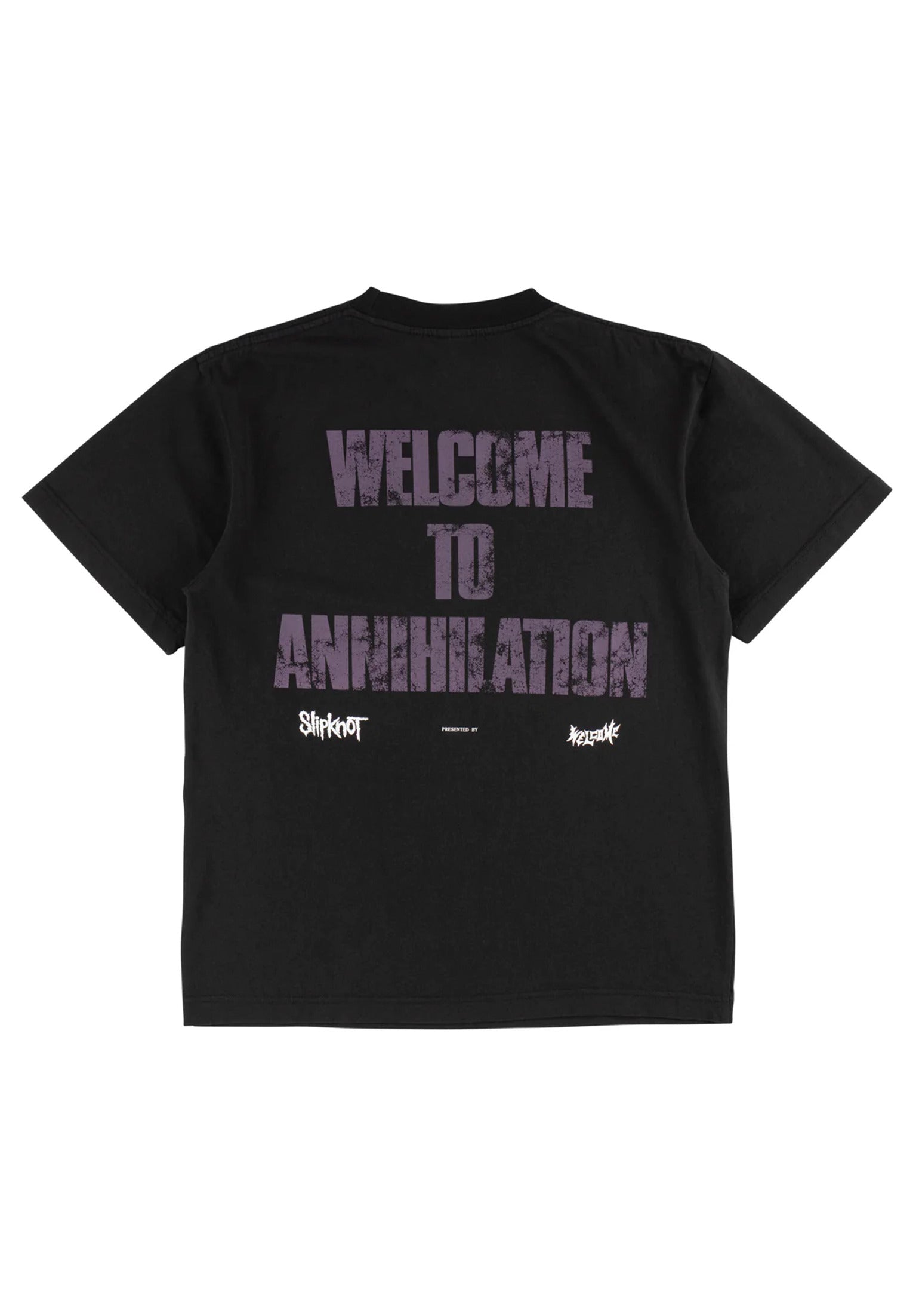 x Slipknot Annihilation Boxy Garment-Dyed black Rueckenansicht