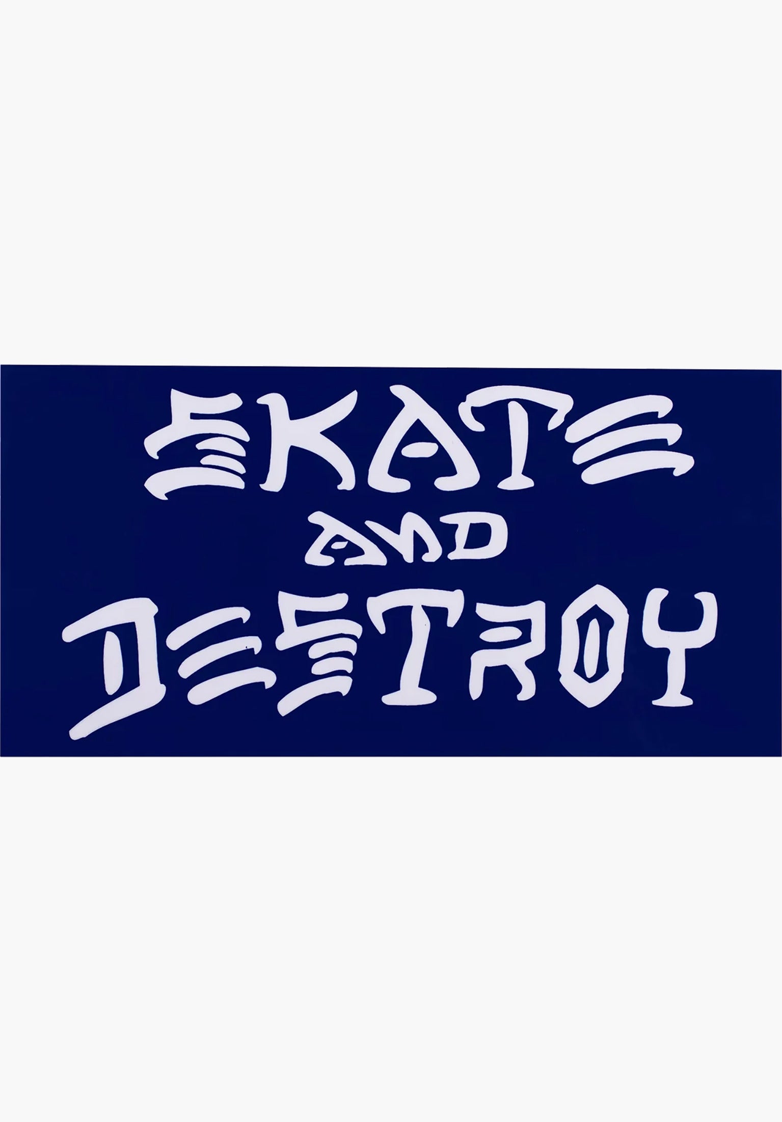 Skate & Destroy Sticker Large Vorderansicht