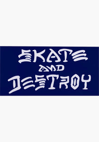 Skate & Destroy Sticker Large Vorderansicht