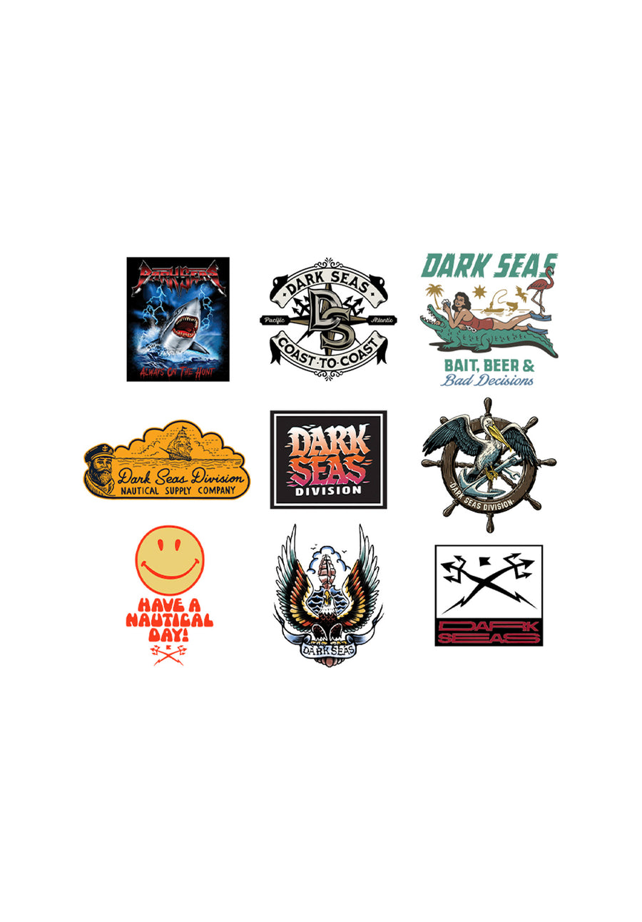 Sticker Pack XI Dark Seas Misc. in assorted · 247dist