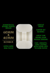 Dragons 88A Bomber Symmetrical Extra Wide Ride offwhite Rueckenansicht
