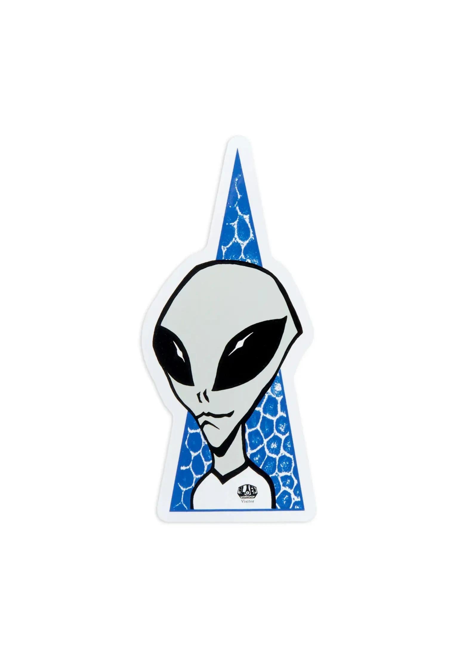 Visitor Sticker blue Vorderansicht