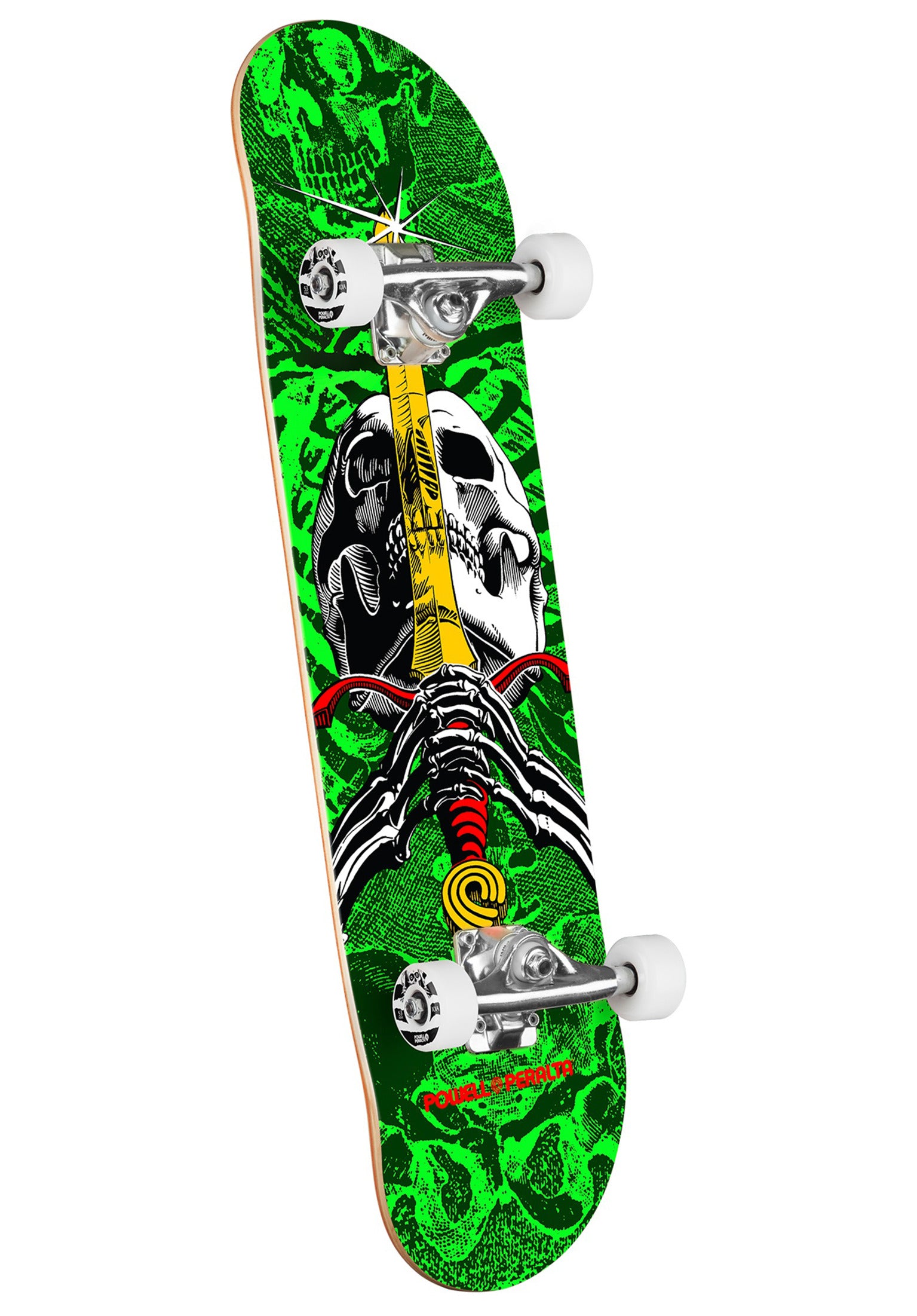 Skull & Sword green Vorderansicht