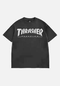 Mag Logo Vintage Boxy black Vorderansicht