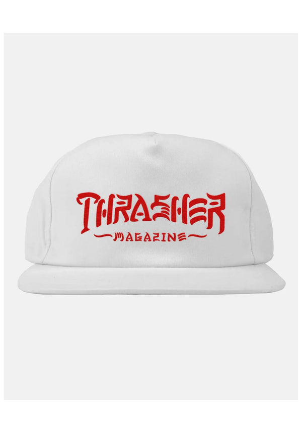 Thrash & Destroy Snapback white Vorderansicht