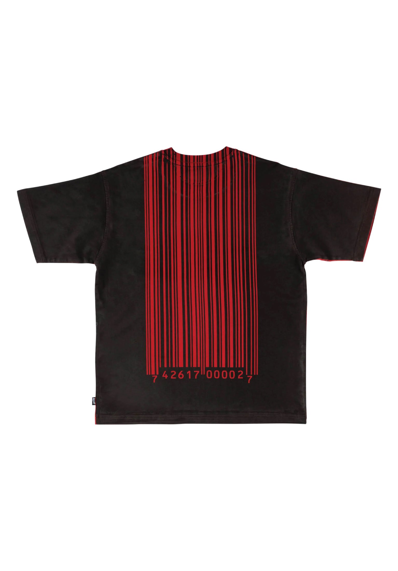 x Slipknot Barcode Boxy Overprint black Rueckenansicht