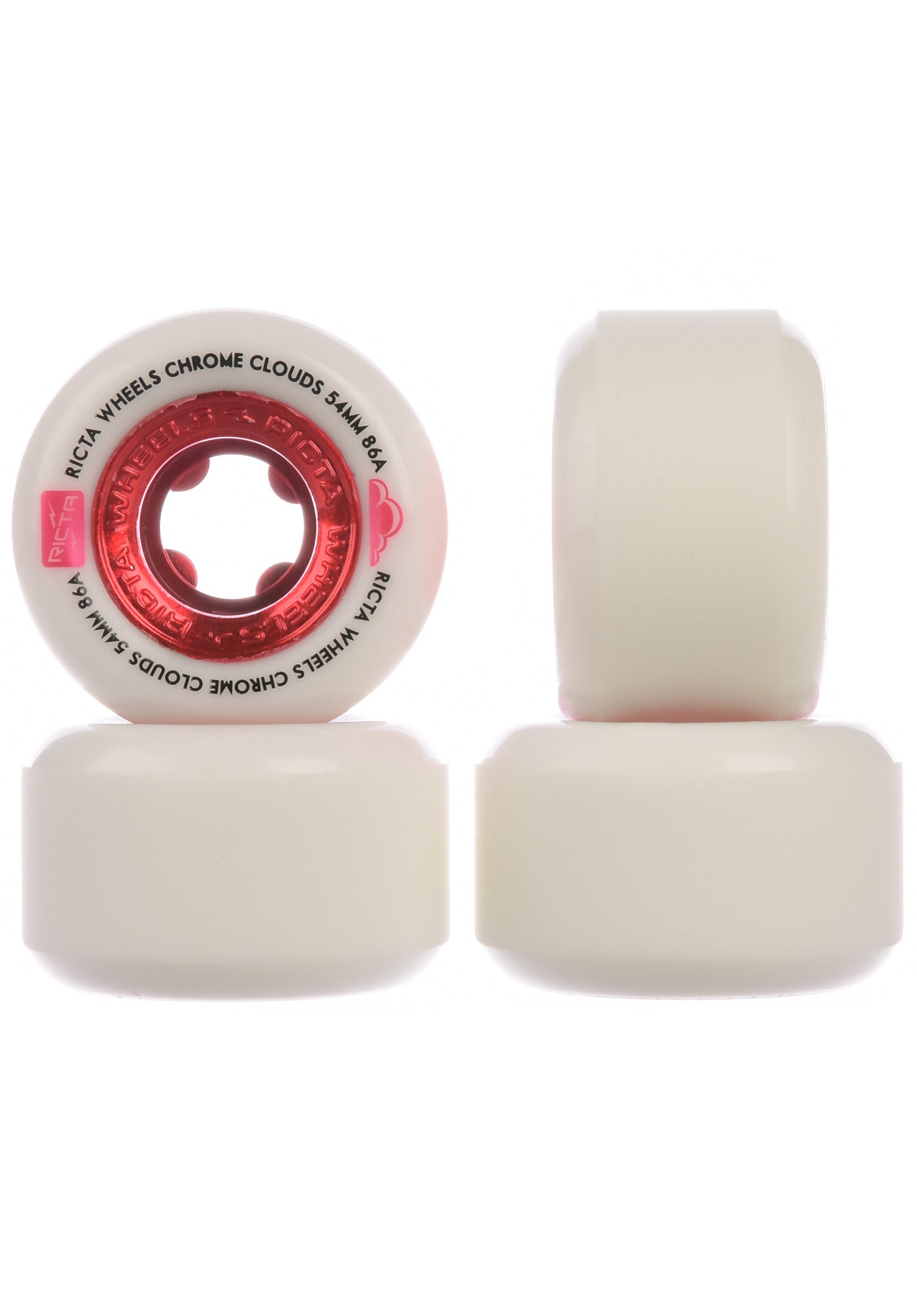 Chrome Clouds 86a white Rueckenansicht