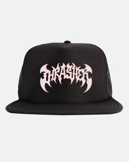 Heavy Metal Trucker black-black Vorderansicht