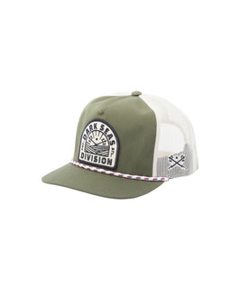 Enfield Trucker Unstructured Snapback green-white Vorderansicht