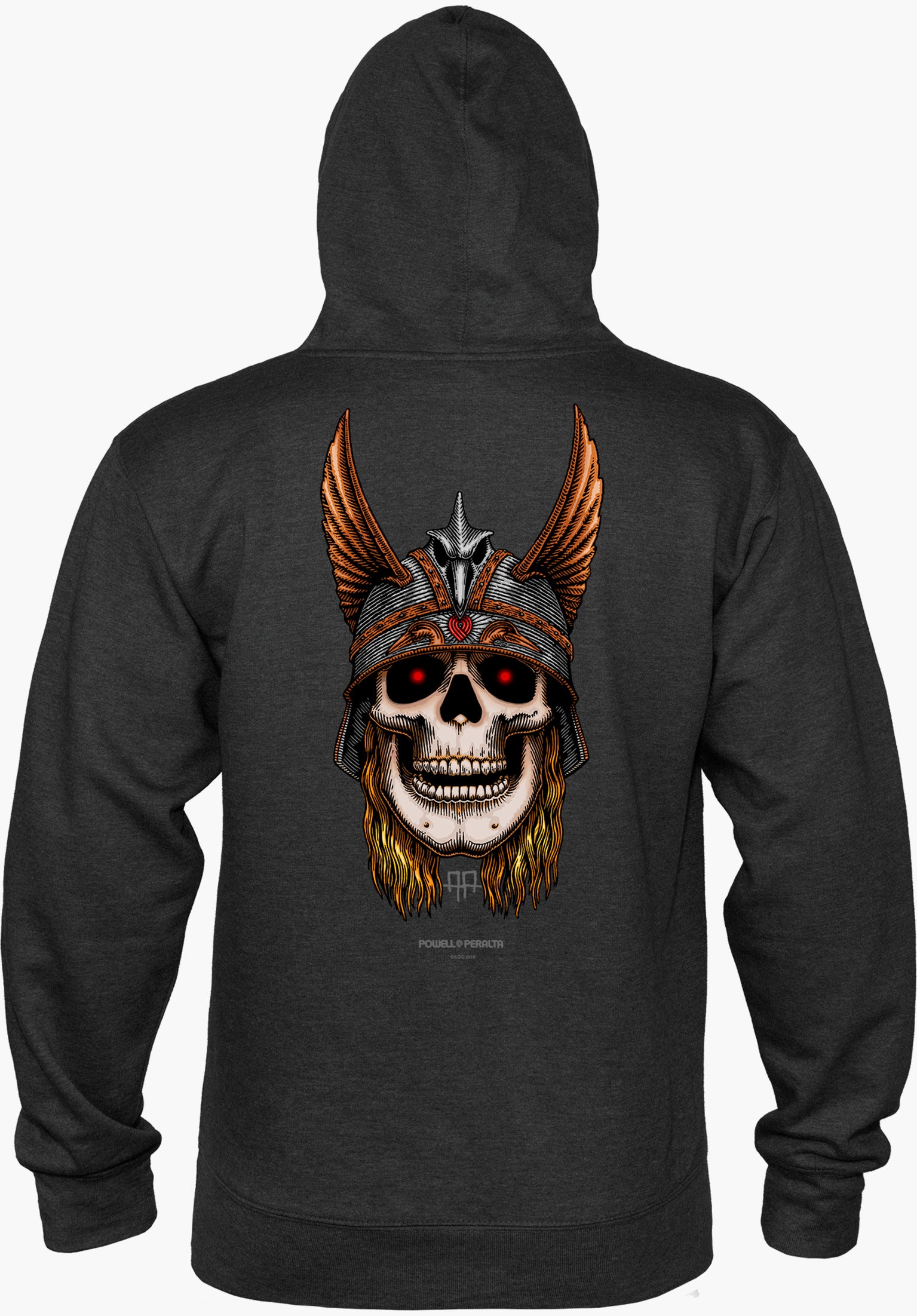 Andy Anderson Skull charcoalheather Rueckenansicht