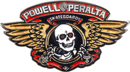 Winged Ripper Lapel Pin red / metallic gold Vorderansicht