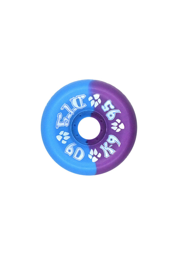 K-9 80's Wheels 97a blue-purple Vorderansicht