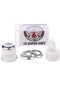 Standard Cylinder Cushions Super Soft 78A 4er white Vorderansicht