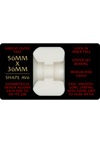 Dragons Nano Rat 93A AV6 Asymmetrical Medium Ride offwhite Rueckenansicht