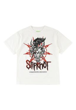 x Slipknot Spit It Out Boxy Garment-Dyed white Vorderansicht