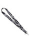 Lanyard Key Chain black-white Vorderansicht