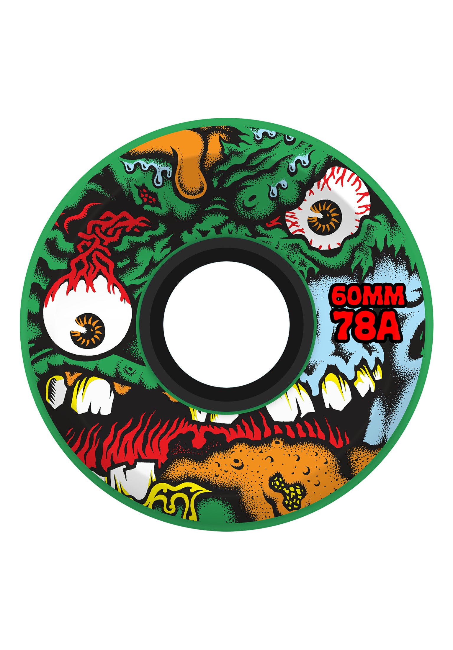 Roskopp Two Face Reissue OG Slime 78A green Vorderansicht