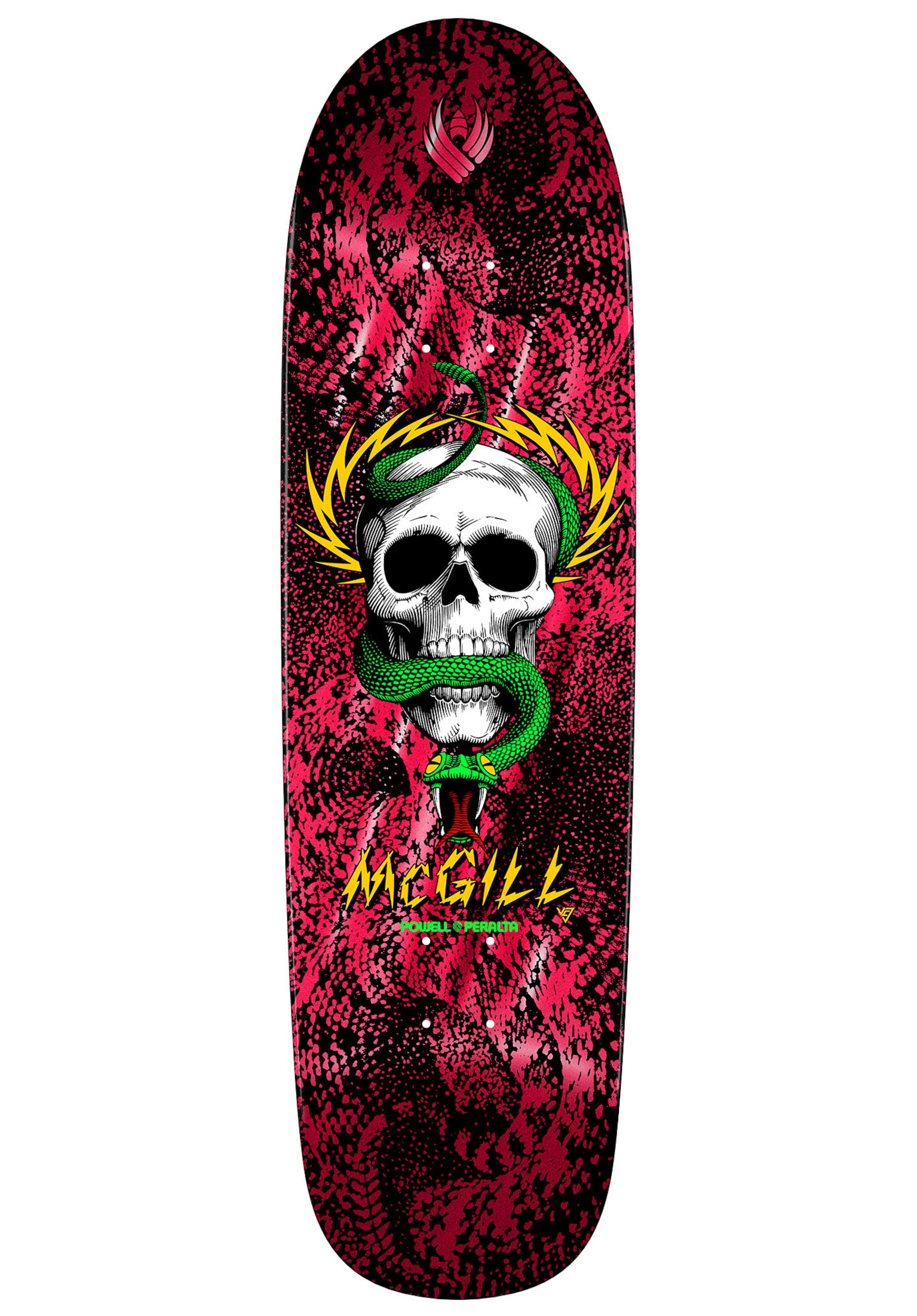 Flight Pro Shape 218B McGill Skull & Snake red-foil Vorderansicht