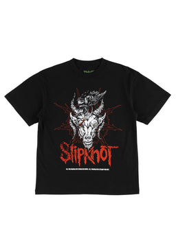 x Slipknot Spit It Out Boxy Garment-Dyed black Vorderansicht