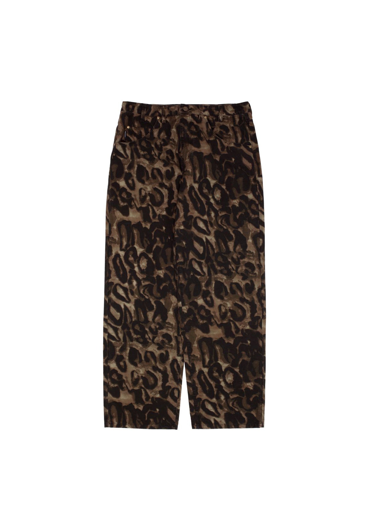 Baggy brown leopard camo Vorderansicht