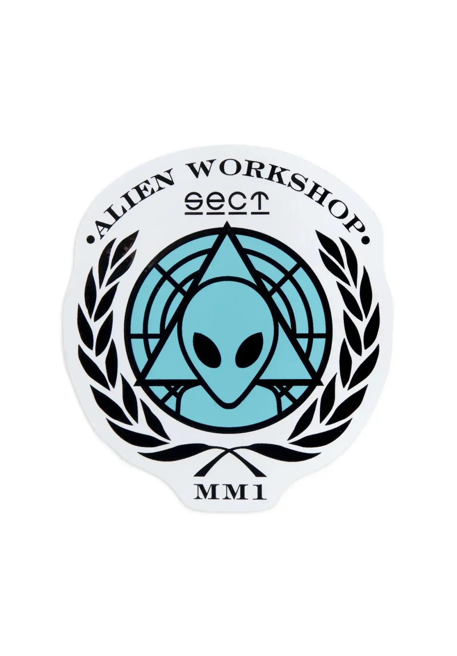 AWOL Sticker blue Vorderansicht