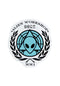 AWOL Sticker blue Vorderansicht