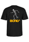 Skateboard Skeleton III black Vorderansicht