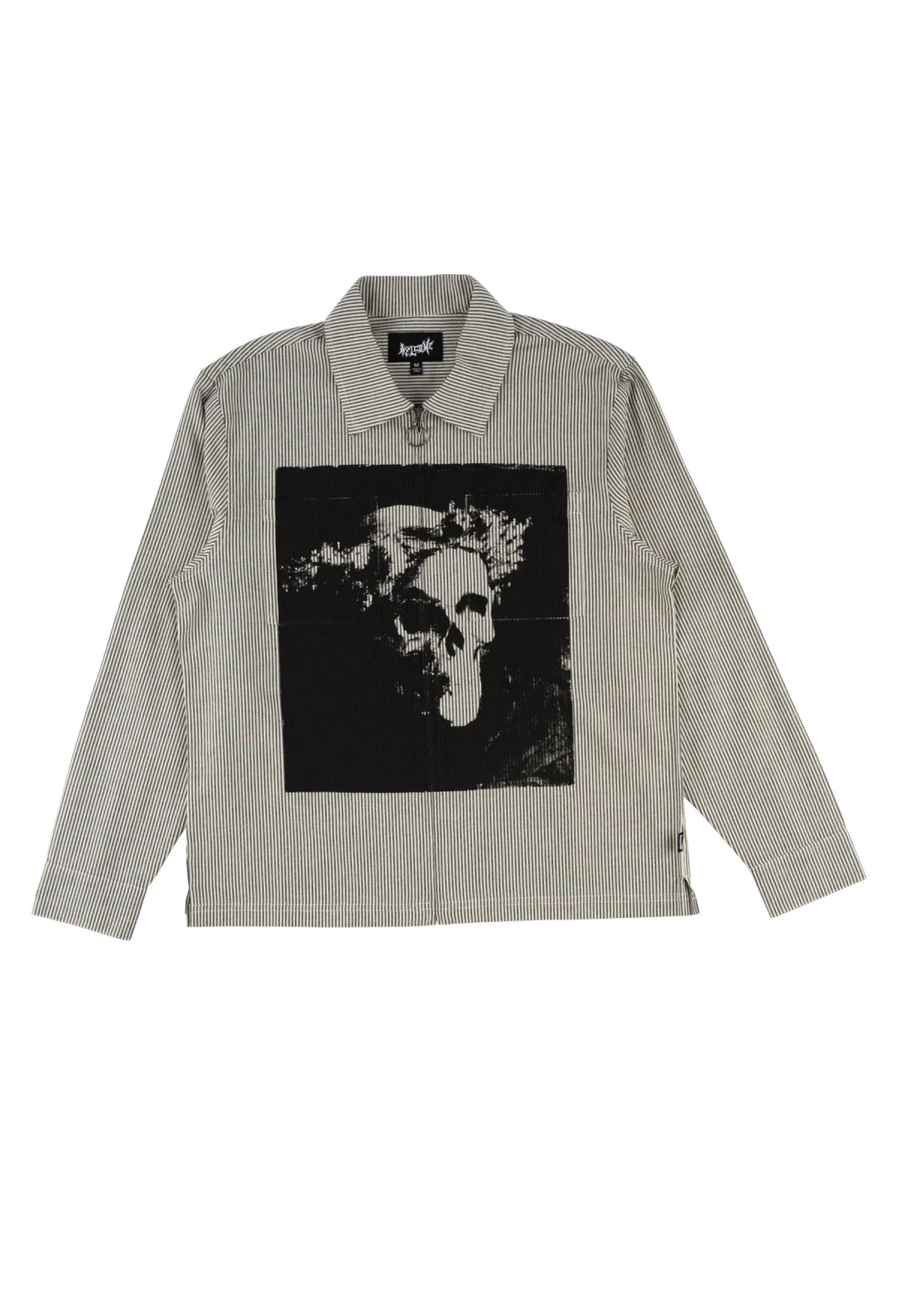 Crowned Printed Oxford black Vorderansicht