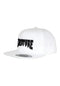 Mono Logo 5-Panel Structured Snapback white Vorderansicht