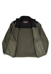 BTG Fleece Jacket army-black Closeup1