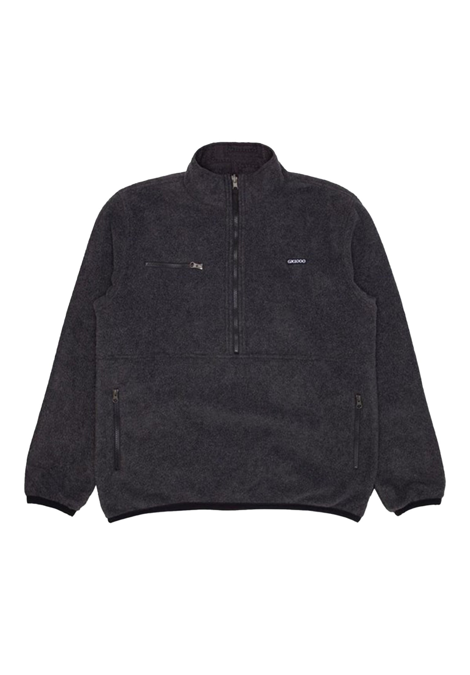 Reversible Polar Fleece black Rueckenansicht