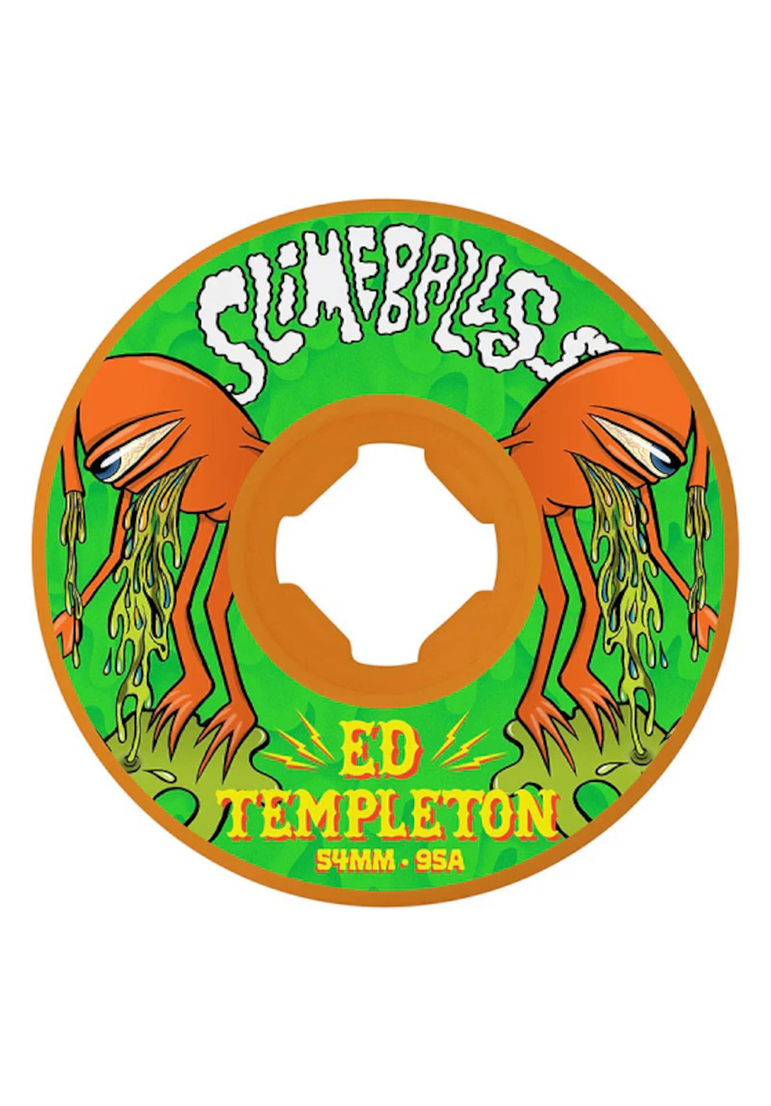 Ed Templeton Vomit Mini Hardline 95A orange Vorderansicht