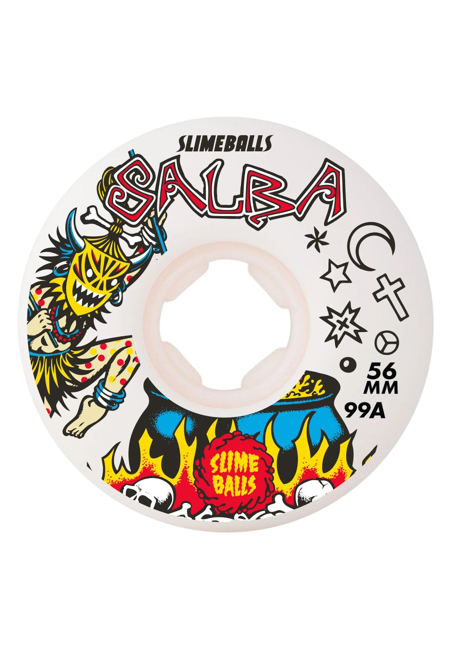Salba Witchdoctor Reissue Chubbies 99A white Vorderansicht
