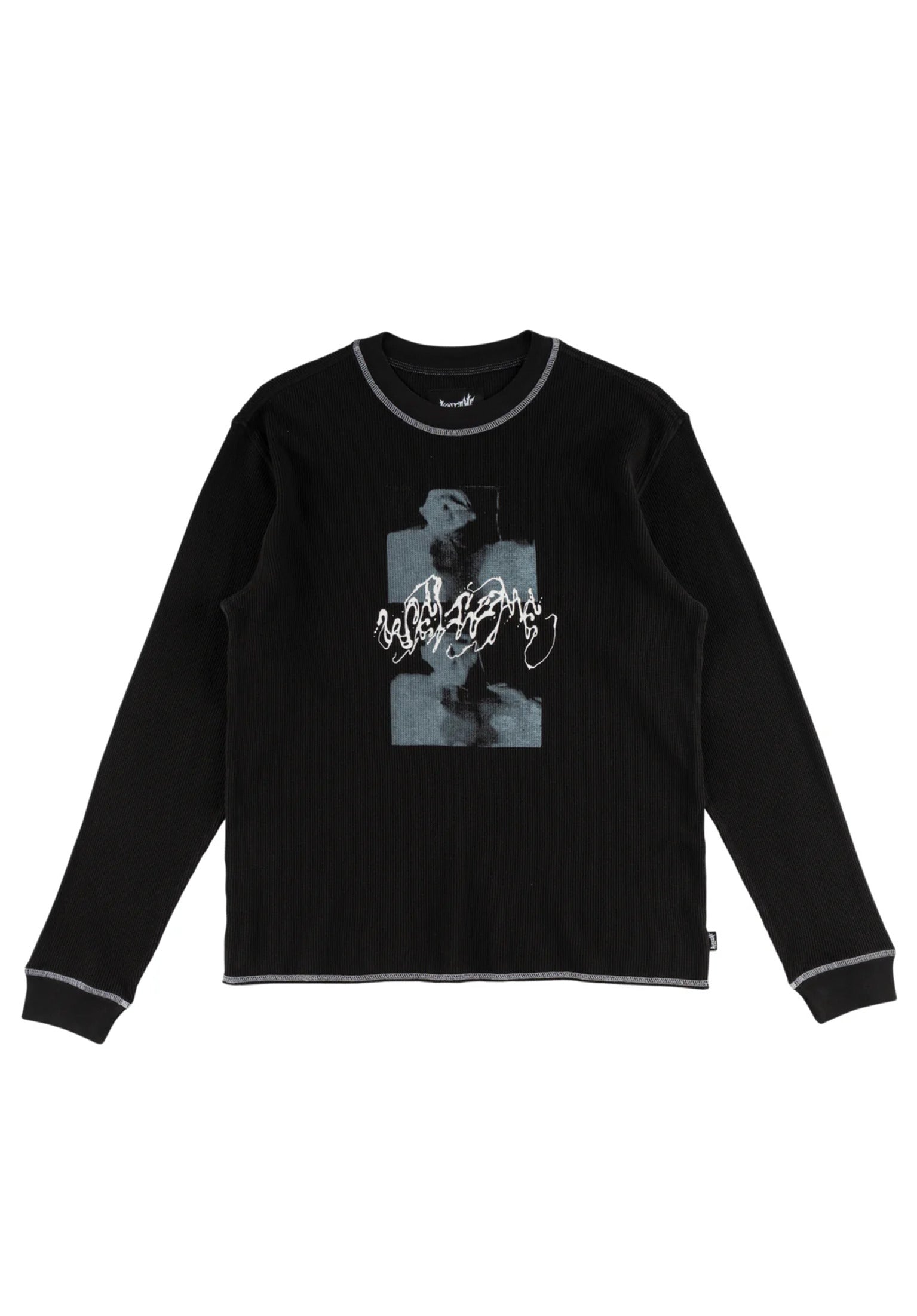 Scan Pigment-Dyed Contrast Stitch Thermal black Vorderansicht