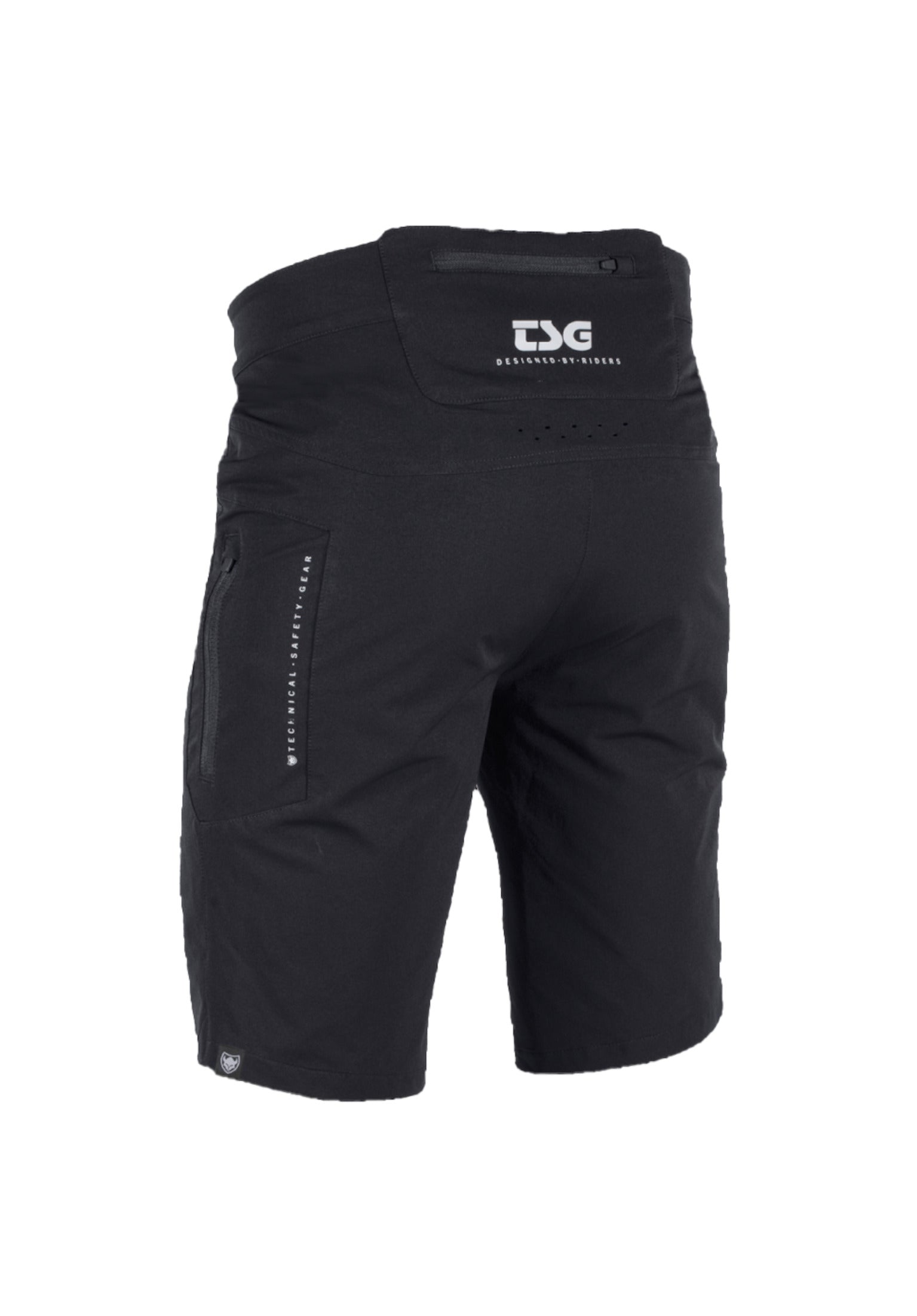 Grip Shorts black Rueckenansicht