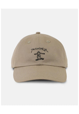 Gonz Logo 6-Panel Old Timer Strapback khaki Vorderansicht