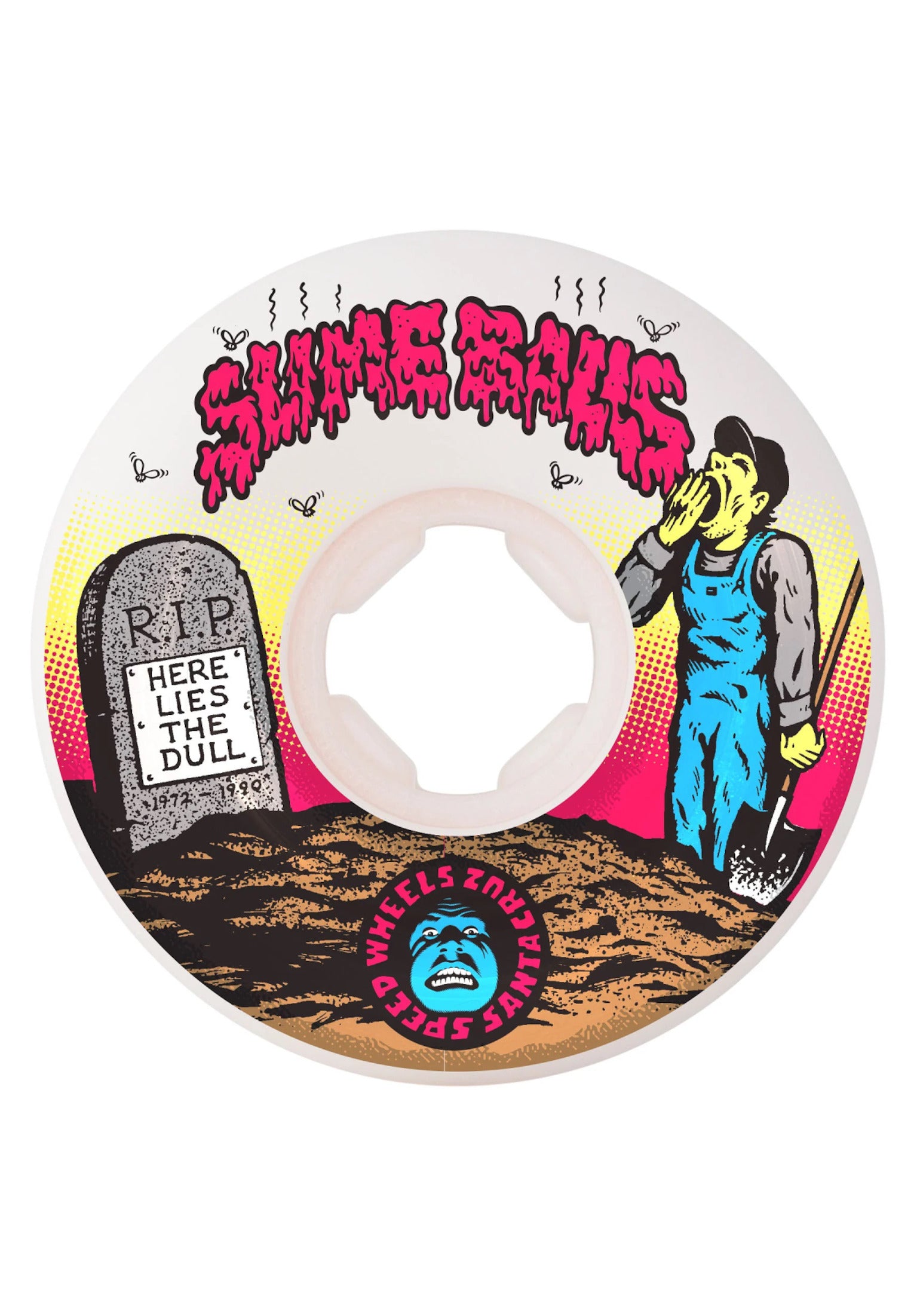 Death of Dull Vomits 95A white Vorderansicht